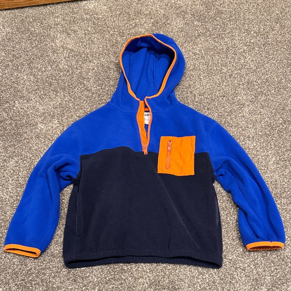 Old Navy Kids Blue and Orange Hoodie